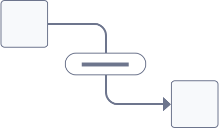 A wireframe showing a connector base