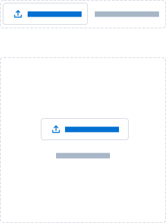 Two wireframes showing examples of the file selector component